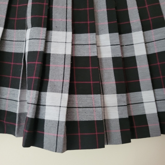 Vintage Y2K Micromini Plaid Pleated Mini Skirt Skort Schoolgirl Preppy Size XS - Picture 5 of 7